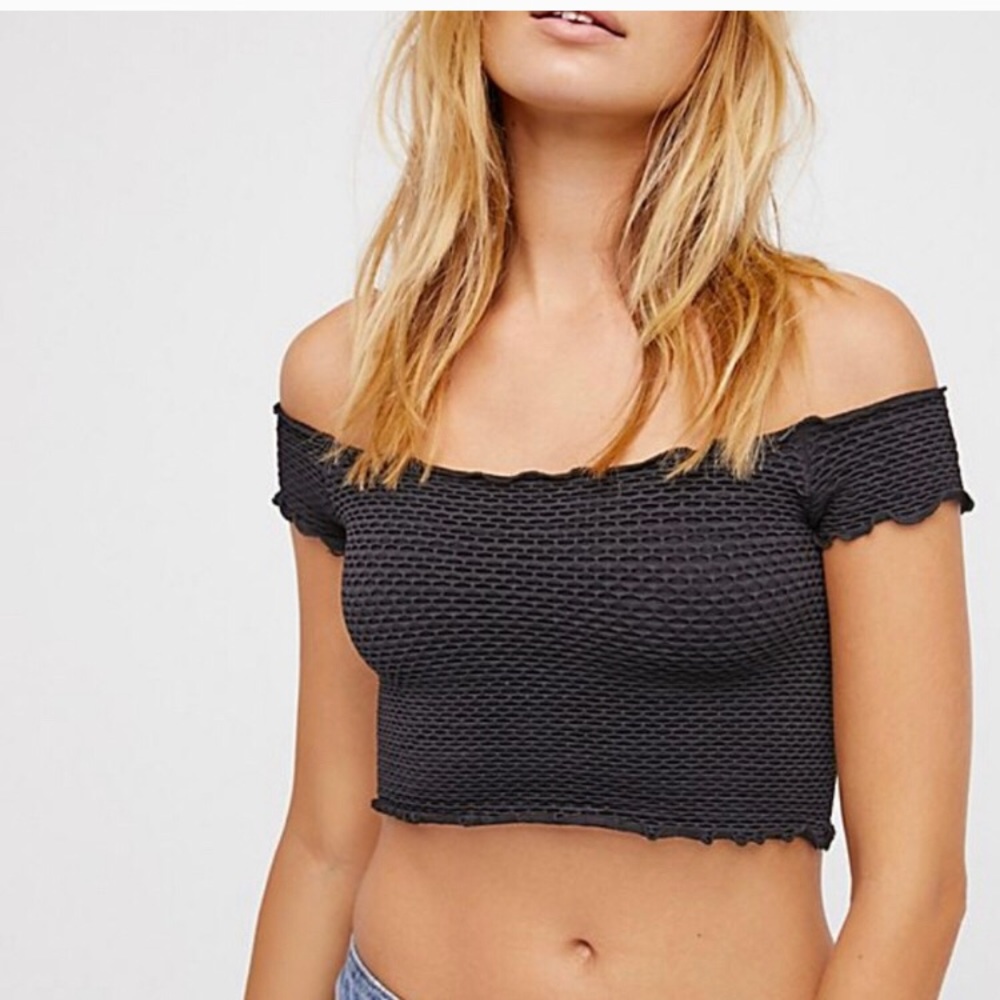 Smocked Crop Top